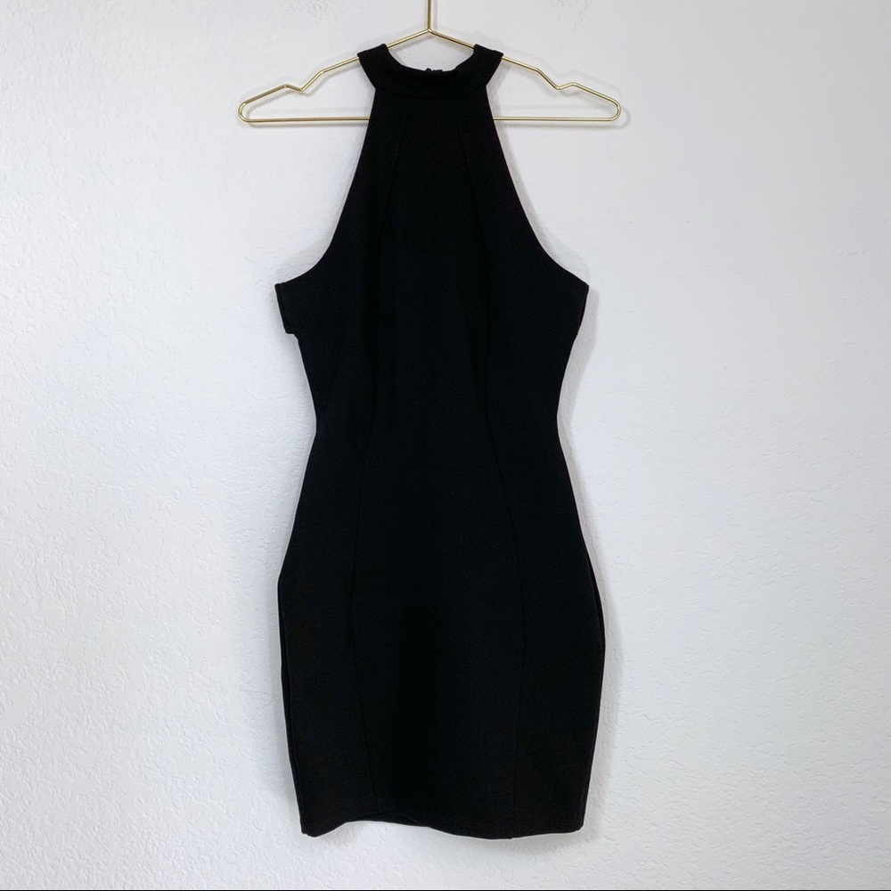A’Gaci Halter Strappy Open Back Dress